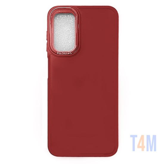 Capa de Silicone para Samsung Galaxy A14 Vermelho